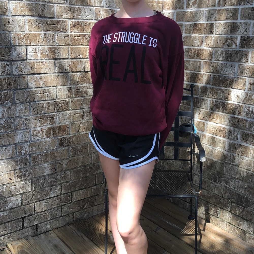 Struggle is real Fall sweatshirt